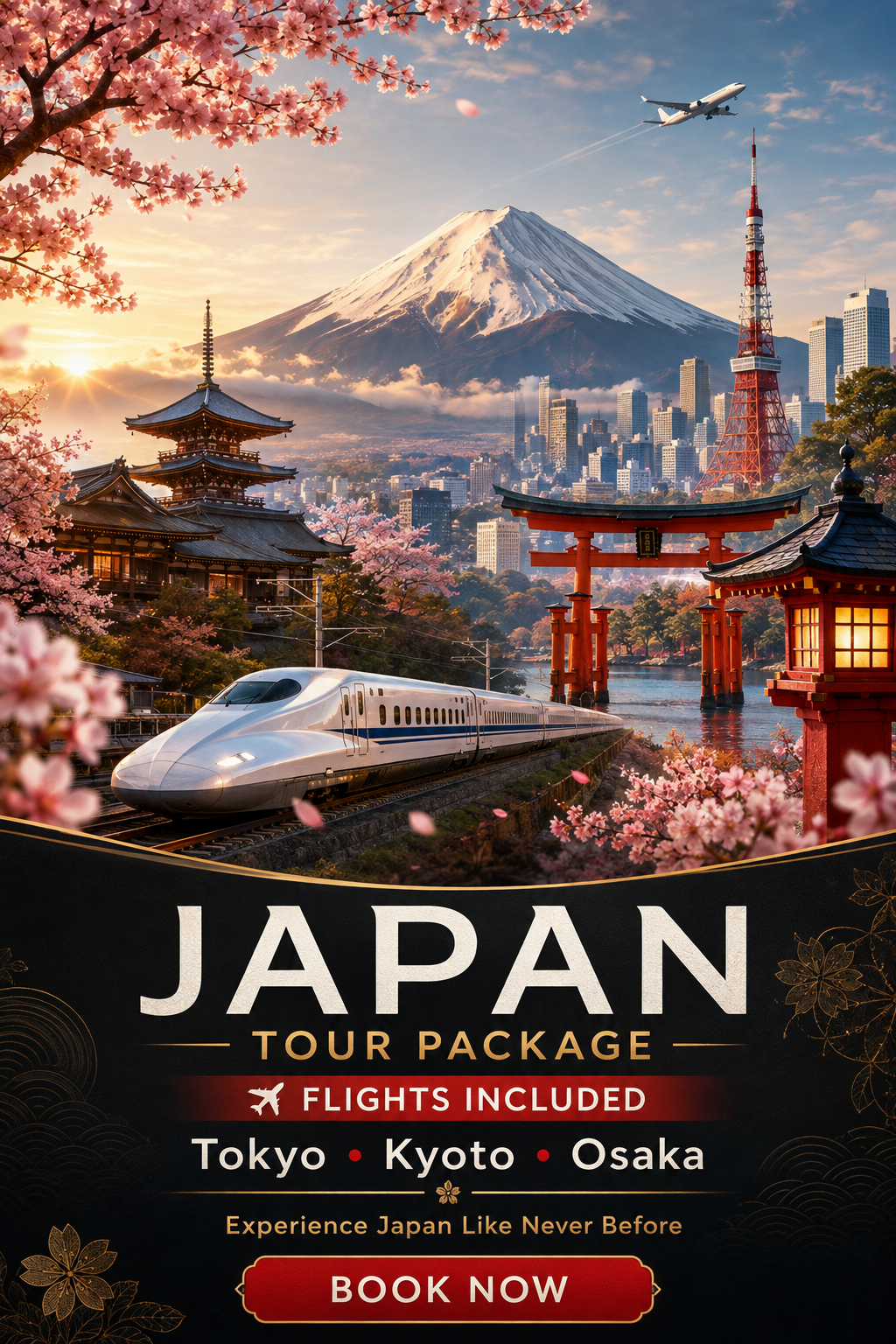 Japan tour package with flight